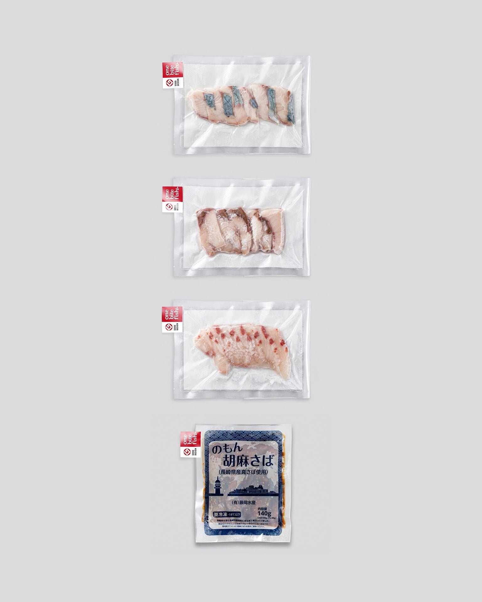 one bite fish 4パック（おさかなサブスク ベーシックコース）
